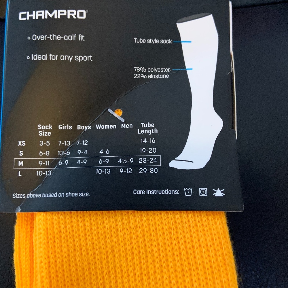 Athletic socks and belt